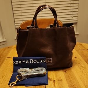 Dooney & Bourke Dark Brown Leather Handbag